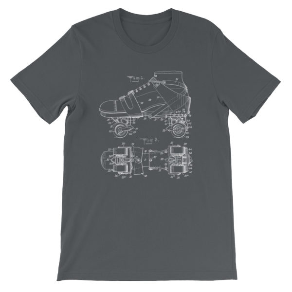 Skate Origins: Short Sleeve Unisex T-Shirt - Asphalt