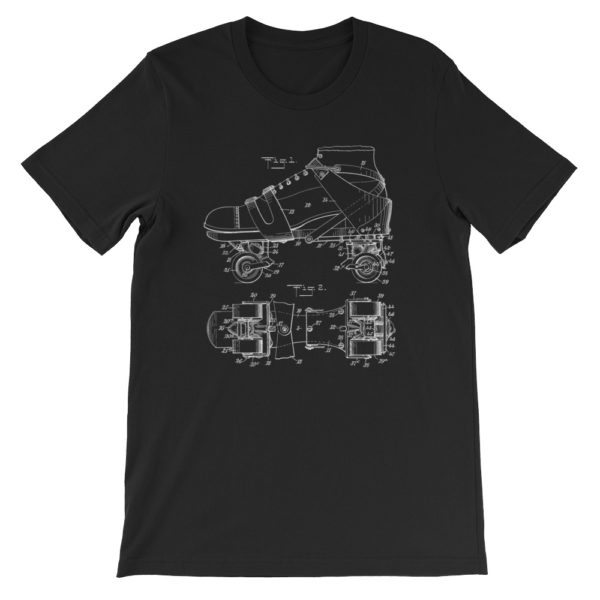 Skate Origins: Short Sleeve Unisex T-Shirt - Black