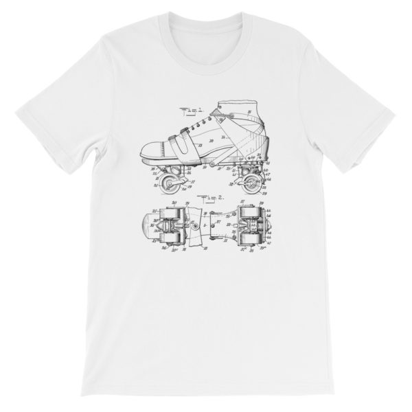 Skate Origins: Short Sleeve Unisex T-Shirt - White